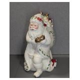 LENOX HOLIDAY SANTA COOKIE JAR