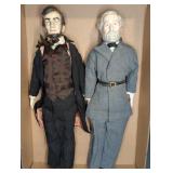 PRESIDENT LINCOLN & ROBERT E. LEE DOLLS