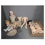 VINTAGE DOLLS AND DOLL PARTS