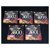 (5) US QUARTER STARTER SETS 1999-2003