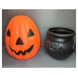 HALLOWEEN PUMPKIN AND BUCKET BLOW MOLD