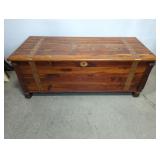 LARKIN COMPANY RED CEDAR CHEST (LOCK REMOVED)