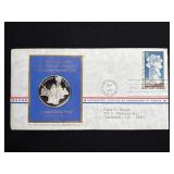 STERLING SILVER POSTMASTER MEDAL  (.8 TROY OZ)