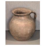 PRIMITIVE UNGLAZED TERRA COTTA  PITCHER