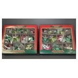 (2) SHINY BRITE CHRISTMAS ORNAMENTS SETS