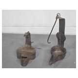 ANTIQUE BETTY LAMPS (2)