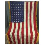 48 STAR FRINGED US FLAG