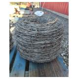 Roll of Barbed Wire, 14' Diameter x 12'