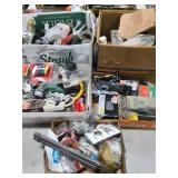 Box Lot of Electrical and Hand Tools