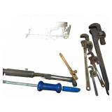 Hand Tools and Pipe Wrenches Lot