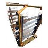 Wood and Metal Pallet Crate Frame