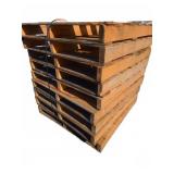 Stack of Wooden Crates, 40-Inch Width