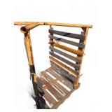 Wood and Metal Pallet Crate Frame