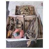 Hand Tools and Rope Lot