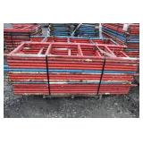 32 Scaffolding Uprights, 24' x 76' Steel