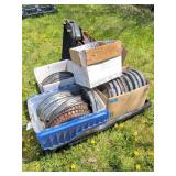 Car hub caps and Radiator