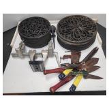 Rubber Garden mats,  and Hand Tools