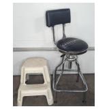 Craftsman Stool and Cosco Step Stool