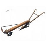 Cast Iron and Wood Walk-Behind Plow No. 7