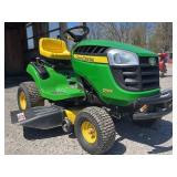 John Deere D105 Lawn Tractor, 2016, 91.4 hrs