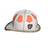 Firefighter Safety Hard Hat White Plastic