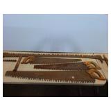 Hand Saws and Auger Bits Set