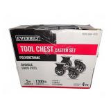 Everbilt Tool Chest Caster Set, 4-Pack
