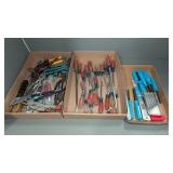 Hand Tool Lot - Pliers & Screwdrivers