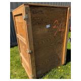 Wooden Shipping Crate with Cardboard Inserts