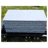 Metal 18-Drawer Storage Cabinet 34x19x14'