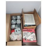 Electrical Supplies Lot with NuTone Fan