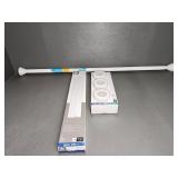 Tension Shower Rod and LED Light Set