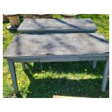 Two Metal  Work Tables
