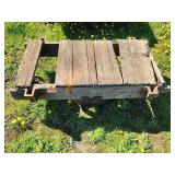 Wood and Iron Industrial Cart