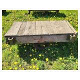 Wood and Metal Industrial Cart Base
