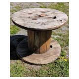 Wooden Cable Spool Table, 36' Diameter
