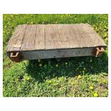 Industrial Wood and Iron Cart Platform