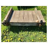 Wood and Metal Industrial Cart Base
