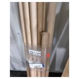 Bundle of Hardwood Dowels, 1 Inch Diameter