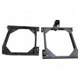 Two Steel Machine Bases on Casters