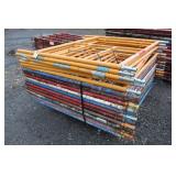 18 Pieces Scaffolding uprights 60' x 60'