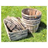 Vintage Wooden Baskets and Crates