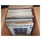Box lot of assorted vinyl records