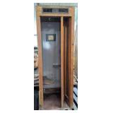 Vintage Wood and Glass Phone Booth