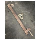Wooden Board Clamp with Ratchet Strap