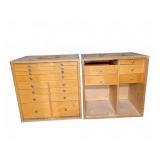Wooden Multi-Drawer Storage Cabinets