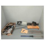 Hand Saws and Miter Box Lot