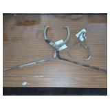 Large Iron Ice Tongs