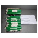 Precision Twist Drill Bit Lot 3-Flat 1/2' Shank
