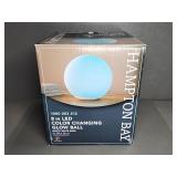 Hampton Bay 8in LED Color Glow Ball